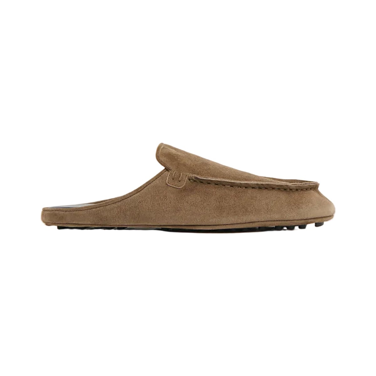 Moccasin Mule in Anise Suede Mansur Gavriel