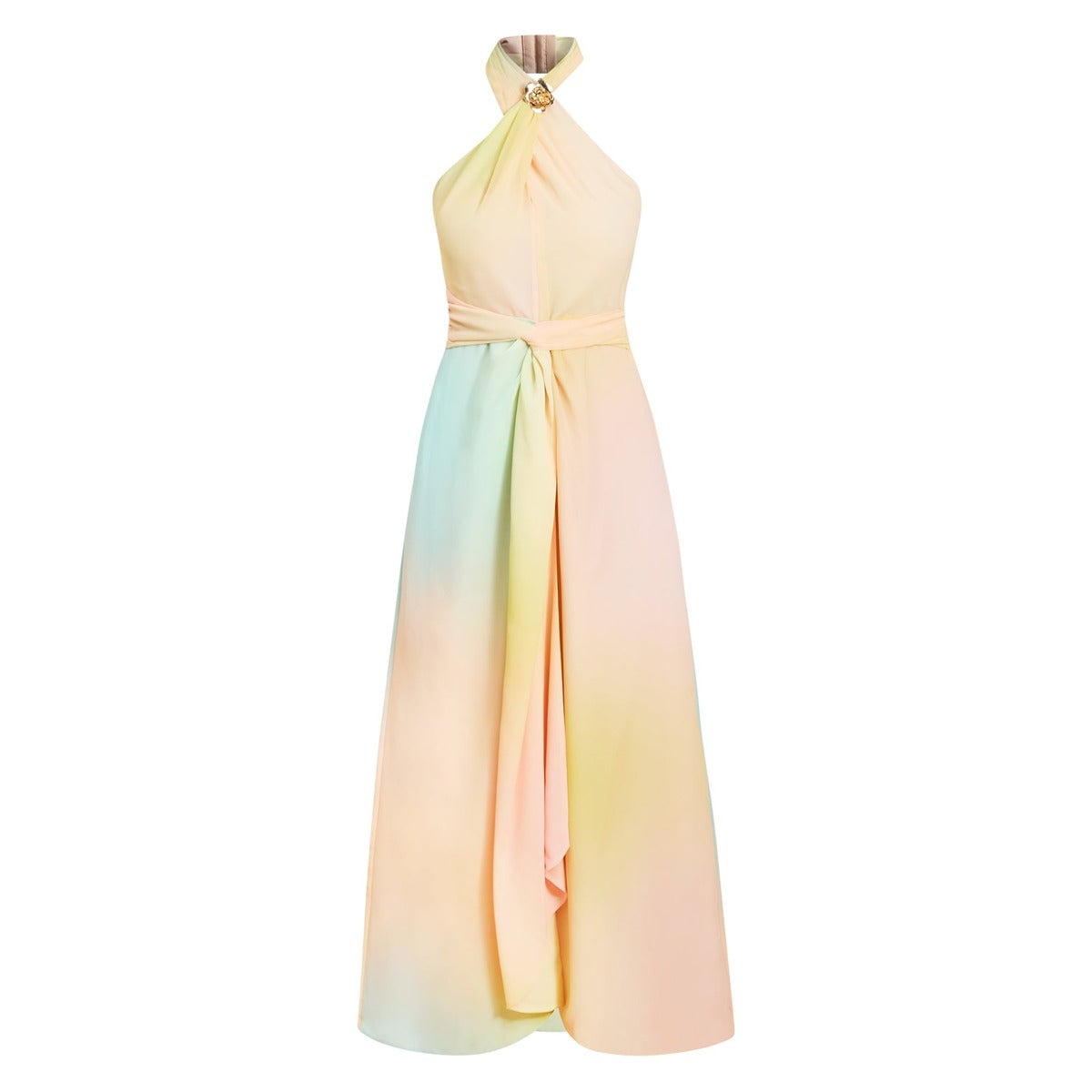 Mojito Halter Gown in Sorbet Haze Mestiza New York