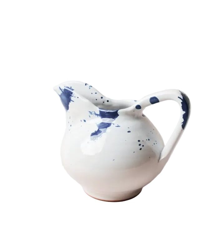 Montegranaro Blue & White Splatterware Pitcher il Buco Vita