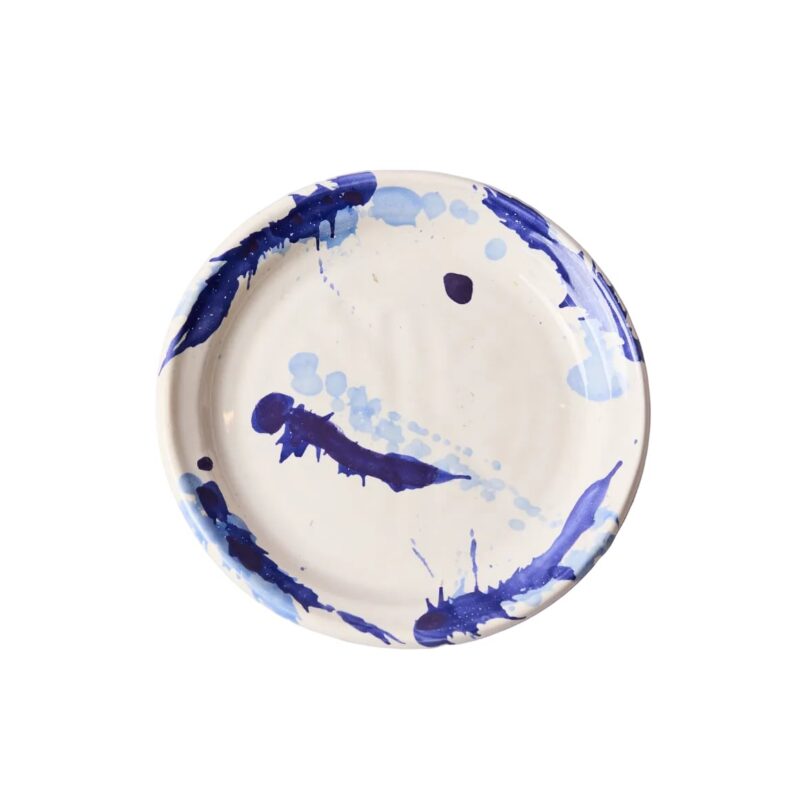 Montegranaro Blue & White Splatterware Side Plate il Buco Vita