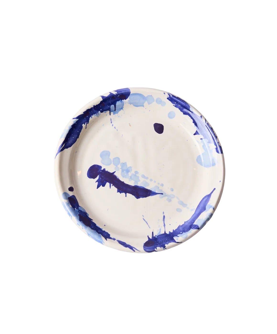 Montegranaro Blue & White Splatterware Side Plate il Buco Vita