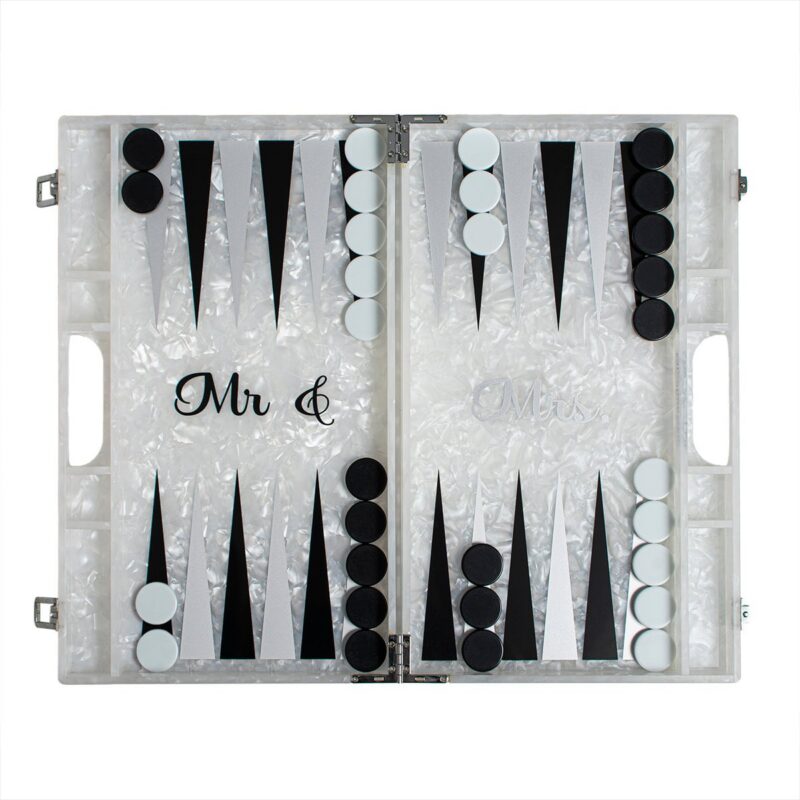Mr. & Mrs. Backgammon Board MaisonGames
