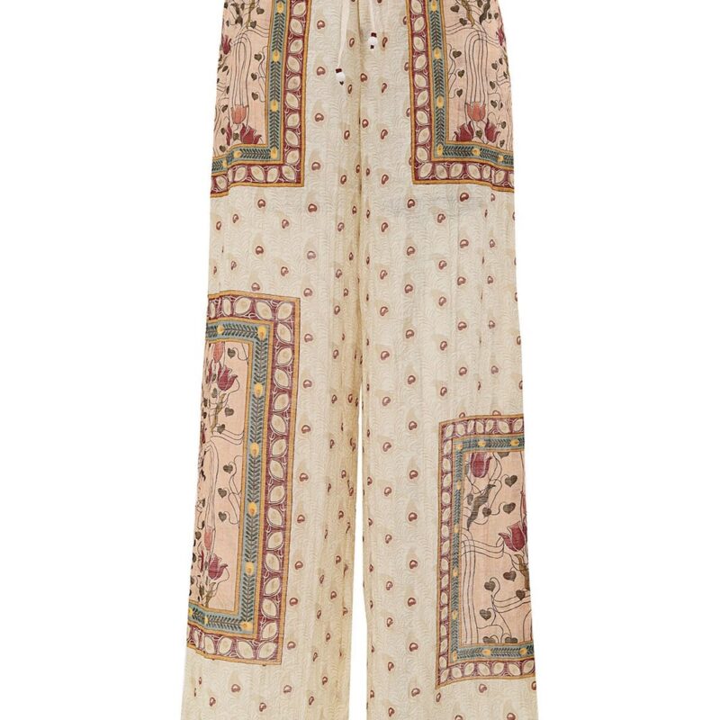 Nader Caroline Pants in White Agua Bendita