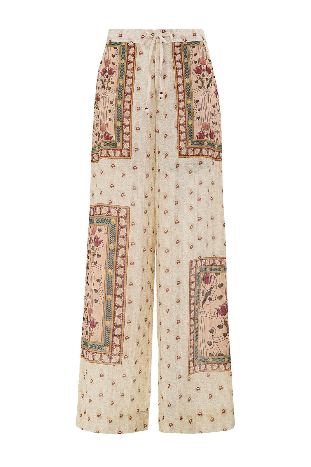 Nader Caroline Pants in White Agua Bendita