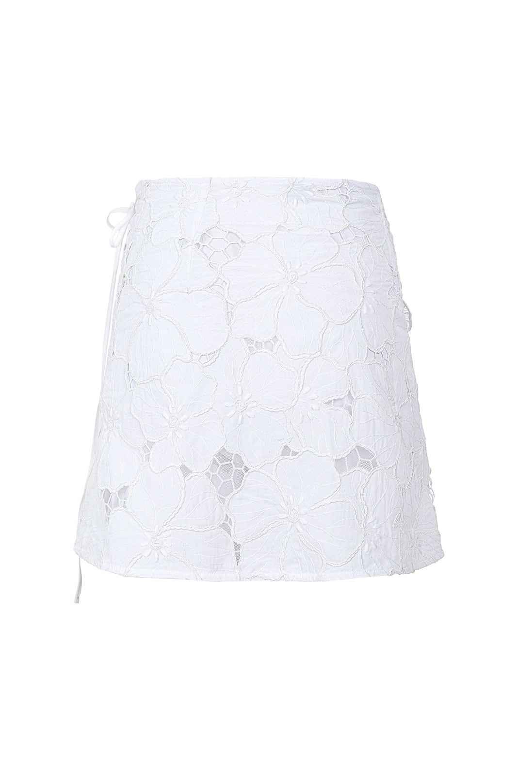 Nader Danina Skirt in White Agua Bendita