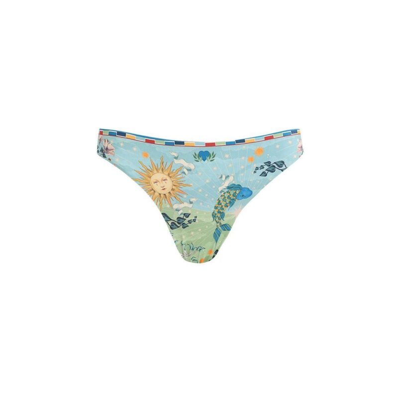 Nader Ilu Bikini Bottom in Multicolor Agua Bendita