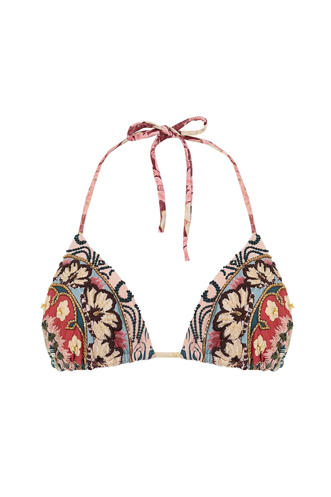 Nader Lolita Bikini Top in Multicolor Agua Bendita