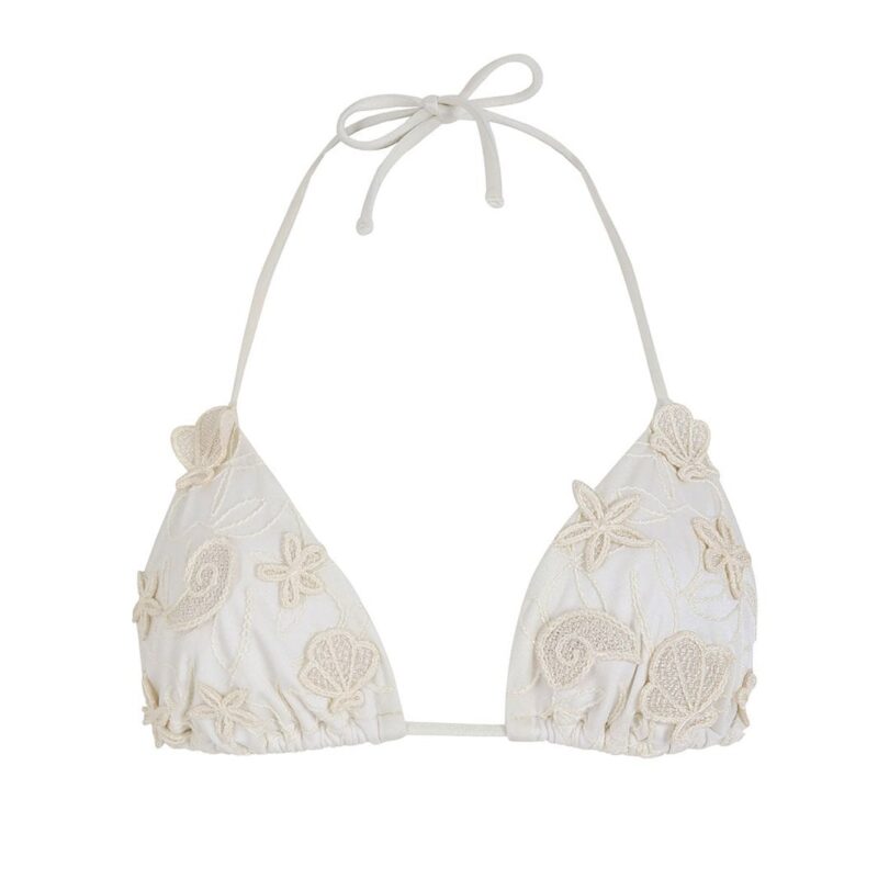 Nader Lolita Bikini Top in White Agua Bendita