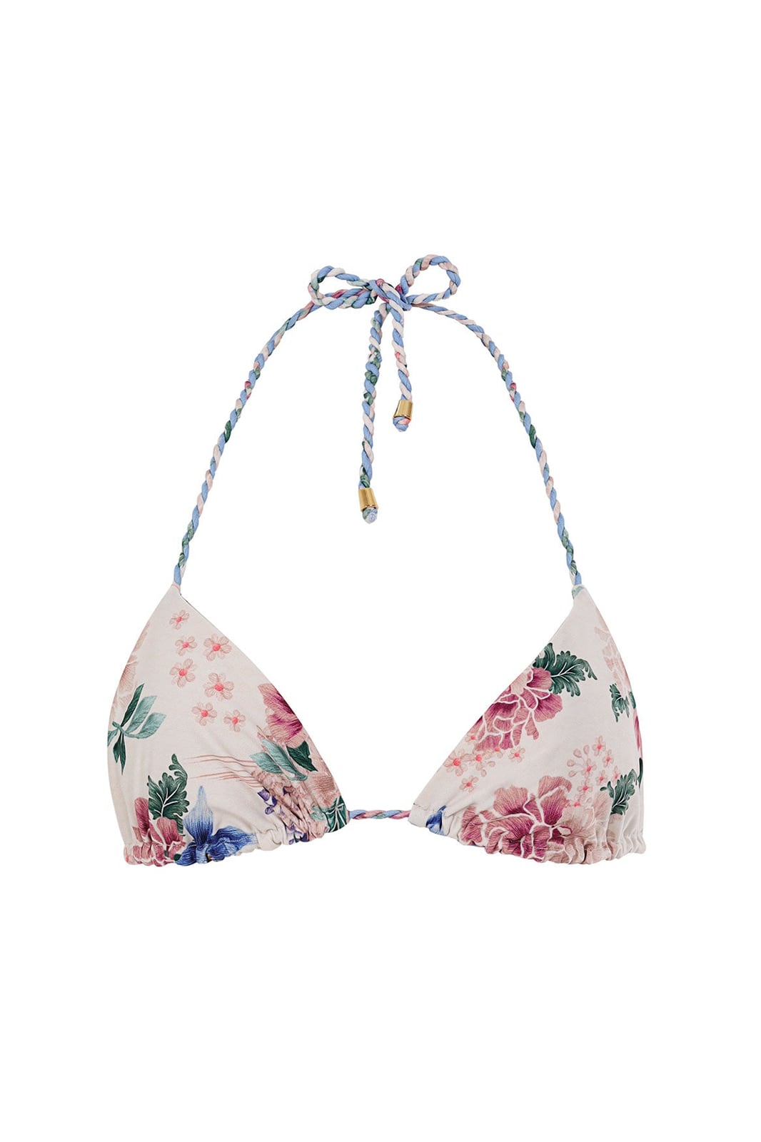 Nader Lolita Bikini Top in White Floral Agua Bendita