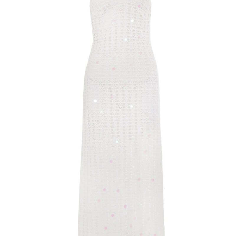 Nader Mabel Dress in White Agua Bendita