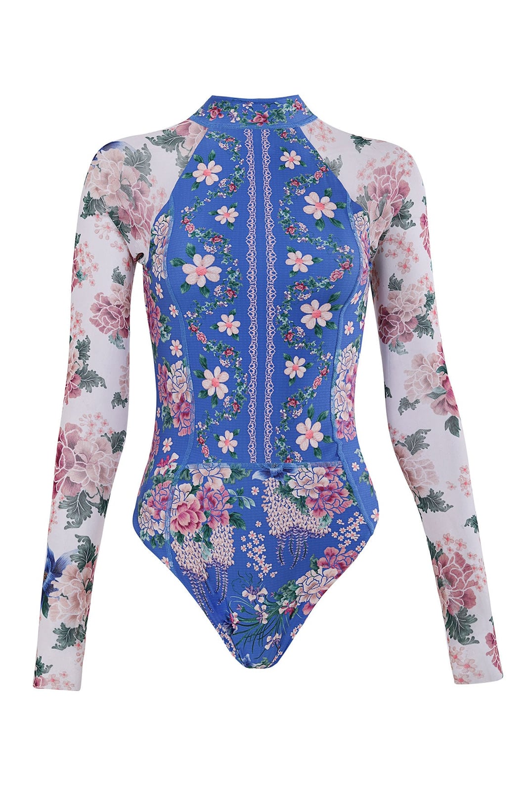 Nader Monti One-Piece Swimsuit in Blue Agua Bendita