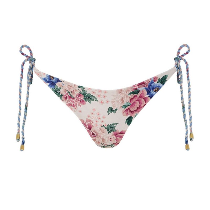Nader Tammy Bikini Bottom in White Agua Bendita