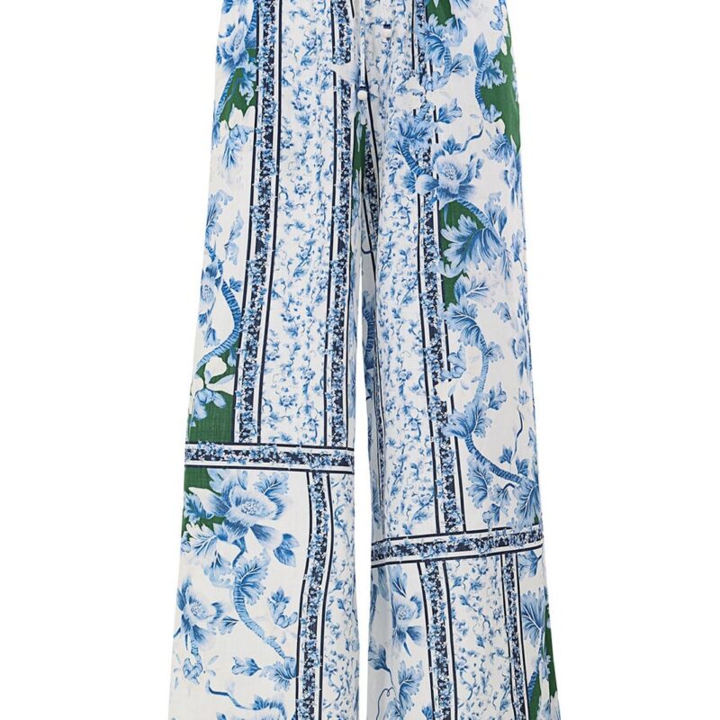 Nader Winter Pants in White Agua Bendita