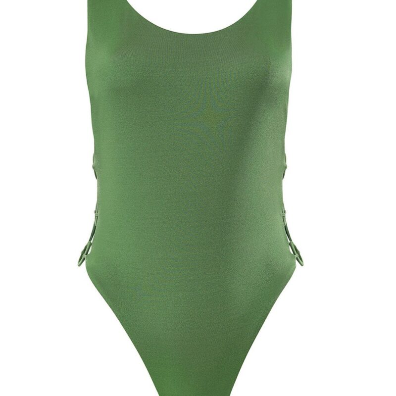 Nader Yara One-Piece Swimsuit in Green Agua Bendita