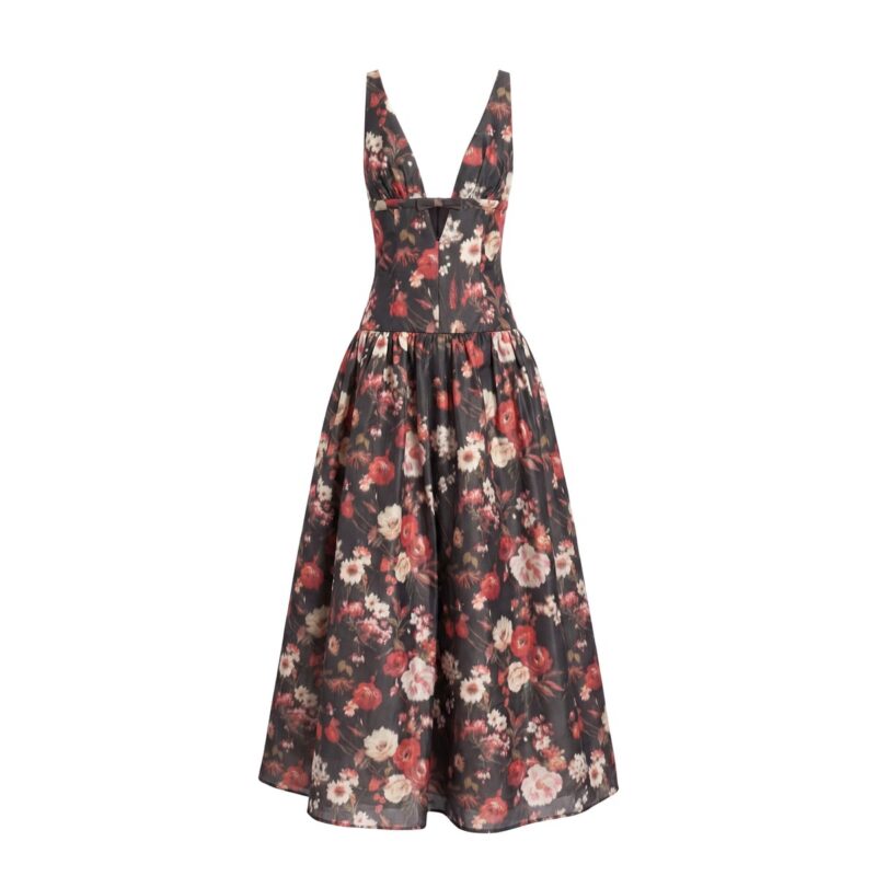 Nicolette Dress in Dutch Masters Taffeta Alexandra Pijut