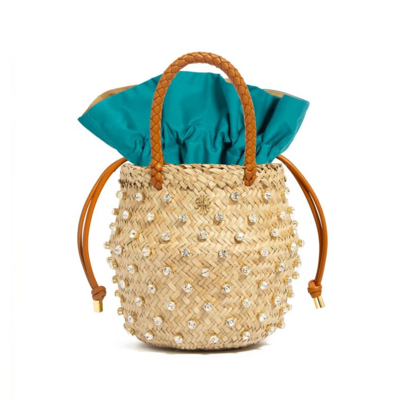 Nina Crystal Cotton Bag in Palladio Le Nine