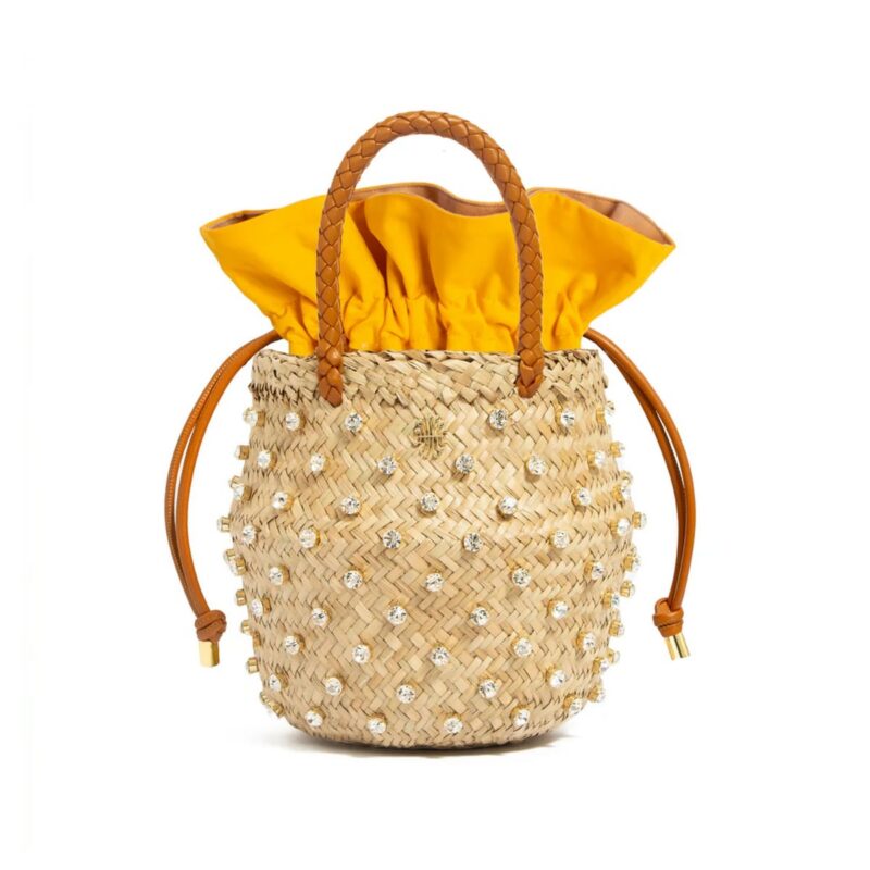 Nina Crystal Cotton Bag in Sunshine Le Nine
