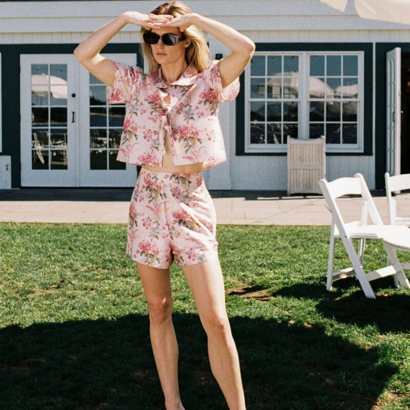 Olivia Short in Blush Floral Louise New York