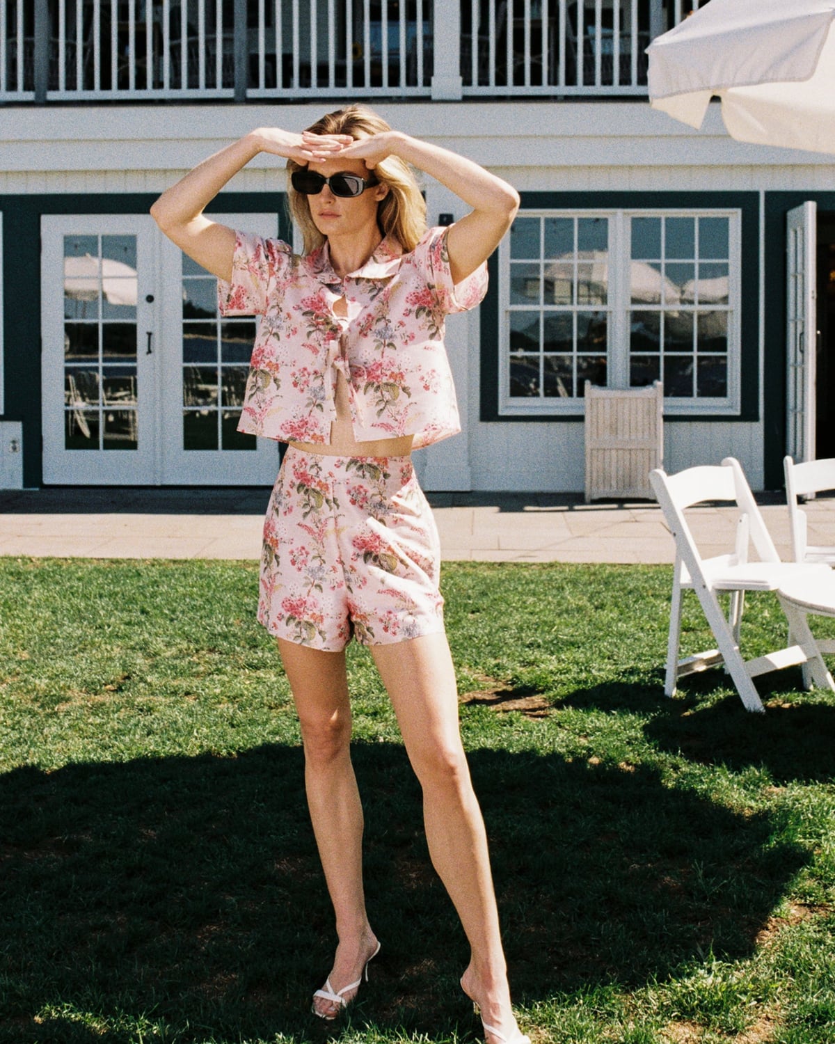 Olivia Short in Blush Floral Louise New York