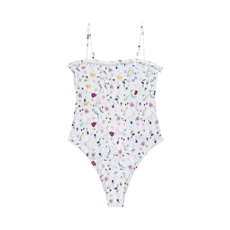 OTM Exclusive: Caroline One-Piece In White Floral Sister NY
