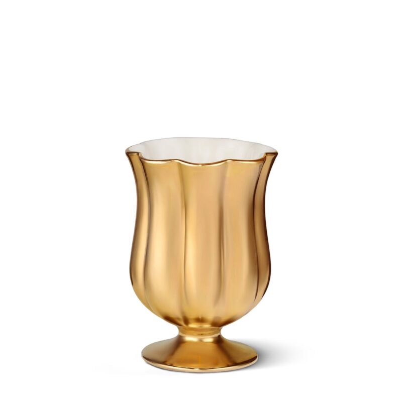 Pauline Small Vase in Gold AERIN