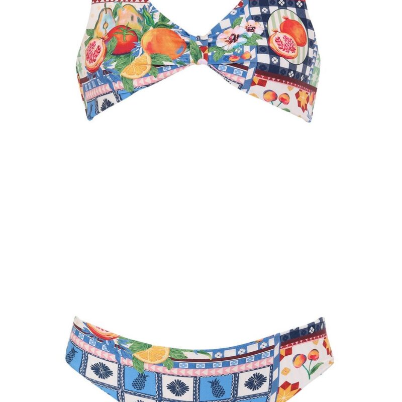Paz Kids’ Bikini Set in Multi Agua Bendita