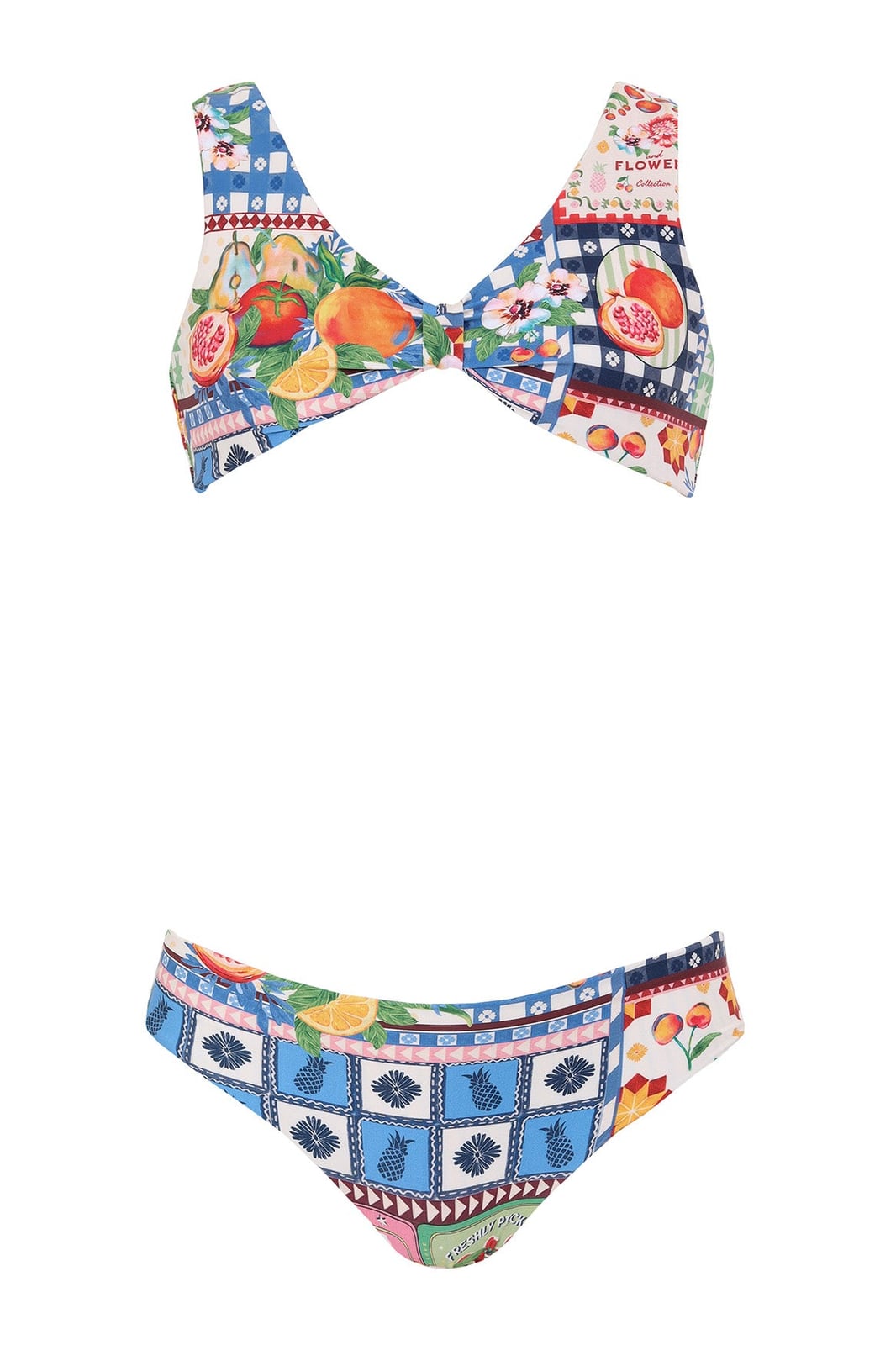 Paz Kids’ Bikini Set in Multi Agua Bendita