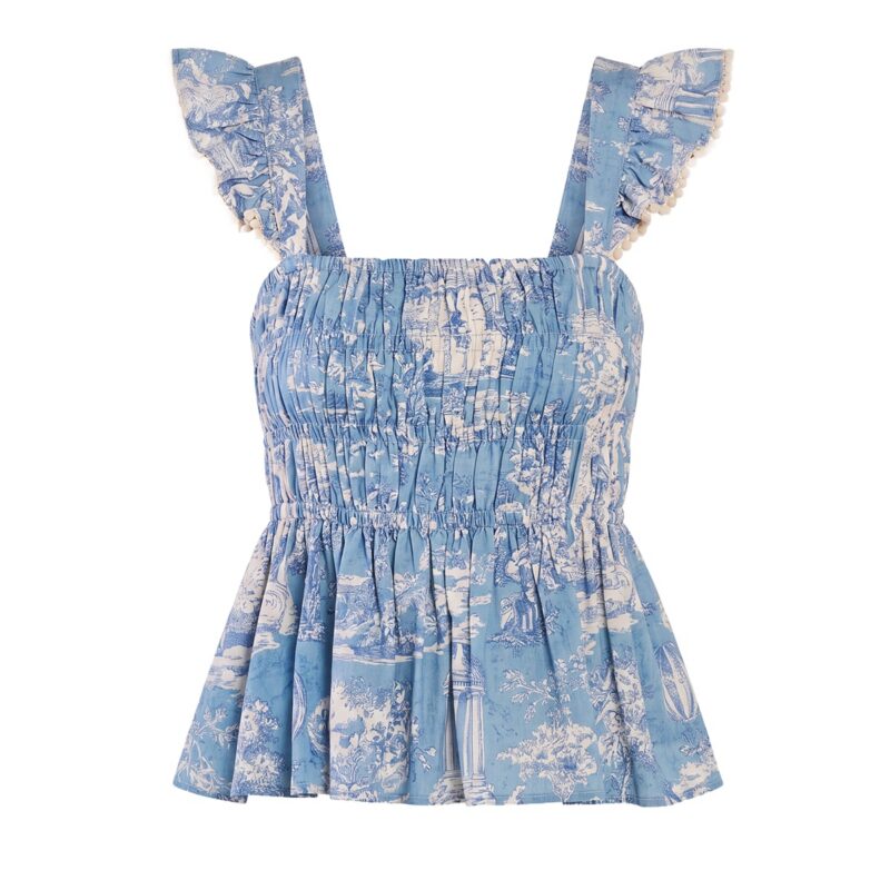 Penny Top in Forever Toile EDDY