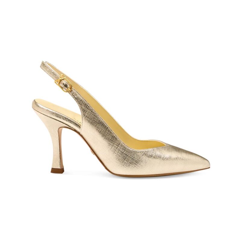 Perfect Sling 85 in Gold Saffiano Sarah Flint