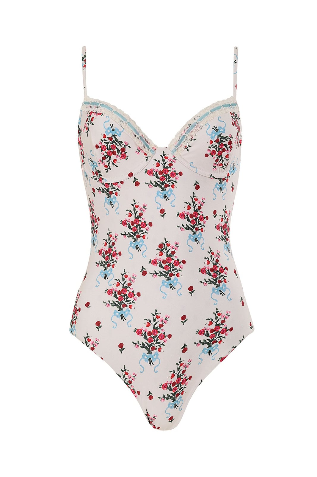 Petra One-Piece Swimsuit in Multicolor Agua Bendita