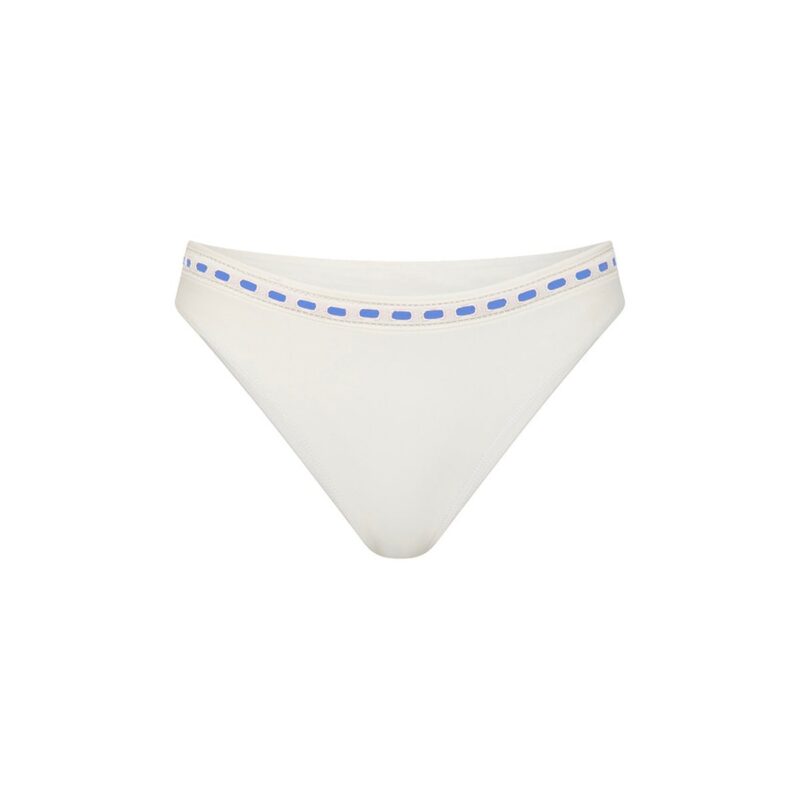Pia Bikini Bottom in Vintage White POSSE