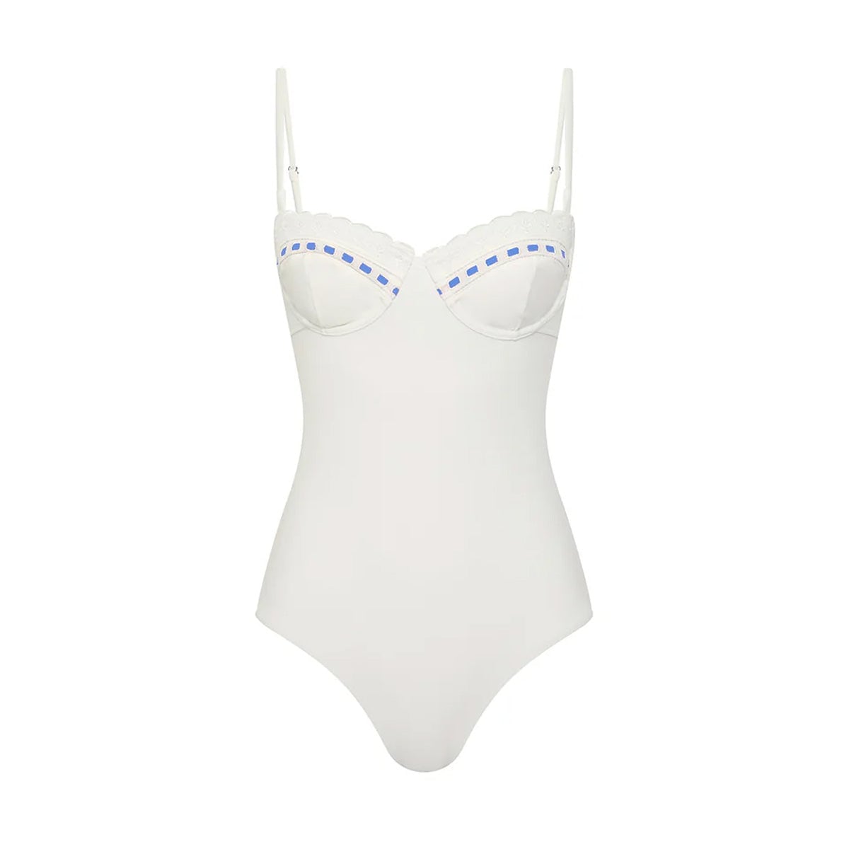 Pia One-Piece in Vintage White POSSE