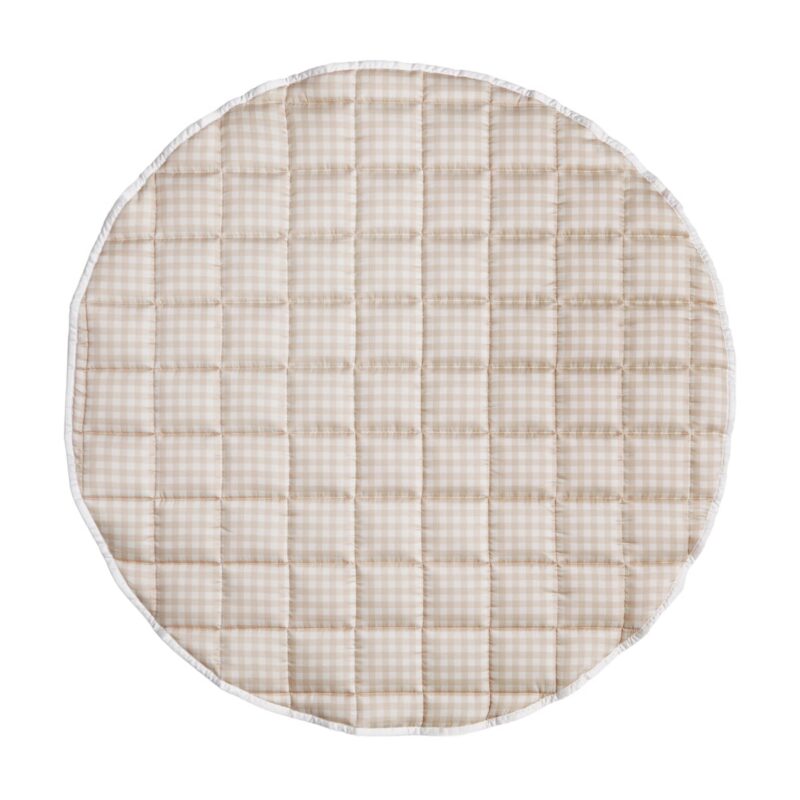 Picnic Gingham Play Mat in Beige Gooselings