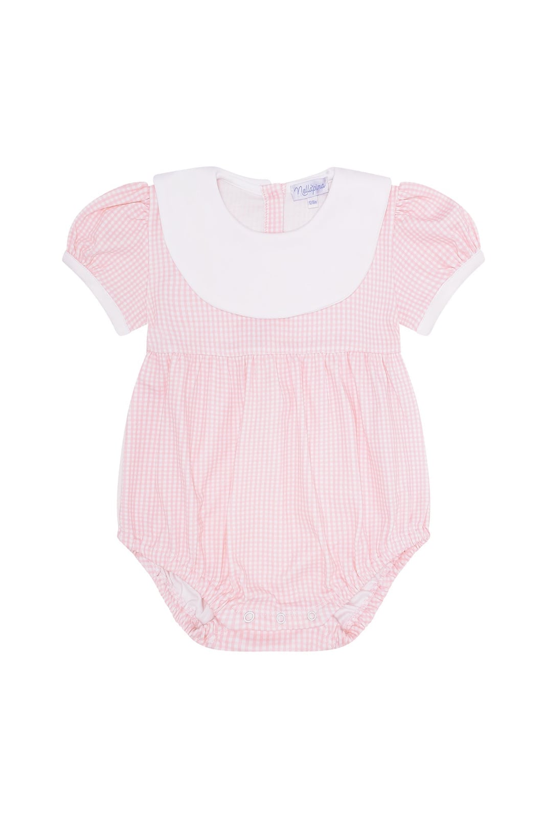Pink Gingham Baby Bubble Nellapima
