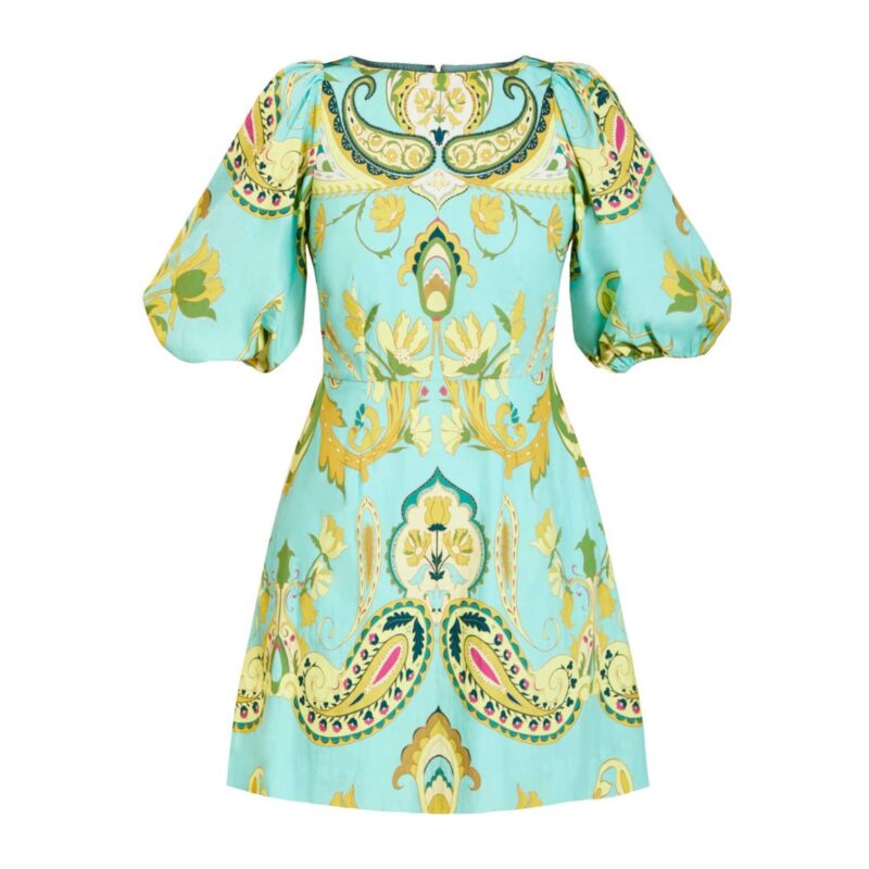 Pippa Mini Dress in Atlas Paisley Mestiza New York
