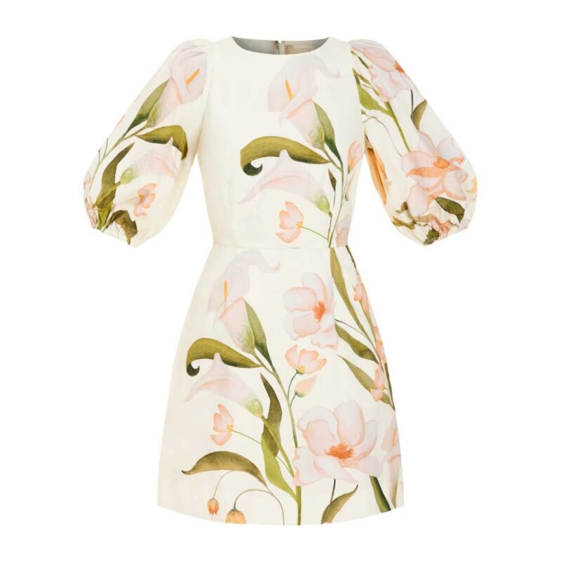 Pippa Mini Dress in Whispering Gardenia Mestiza New York