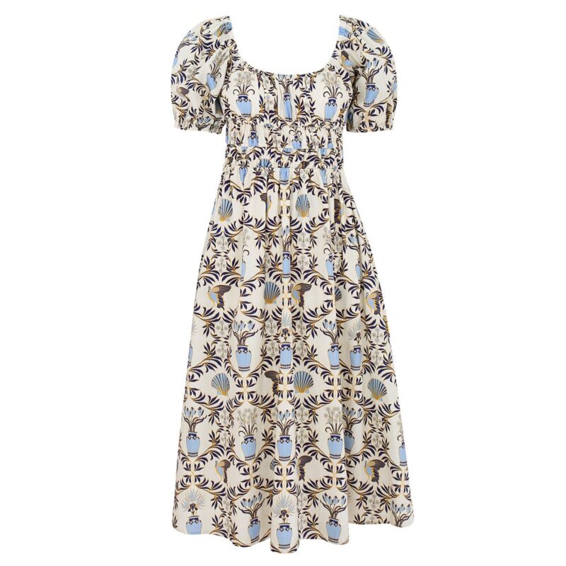 Positano Dress in Shell Print Everyone Loves The Weekend