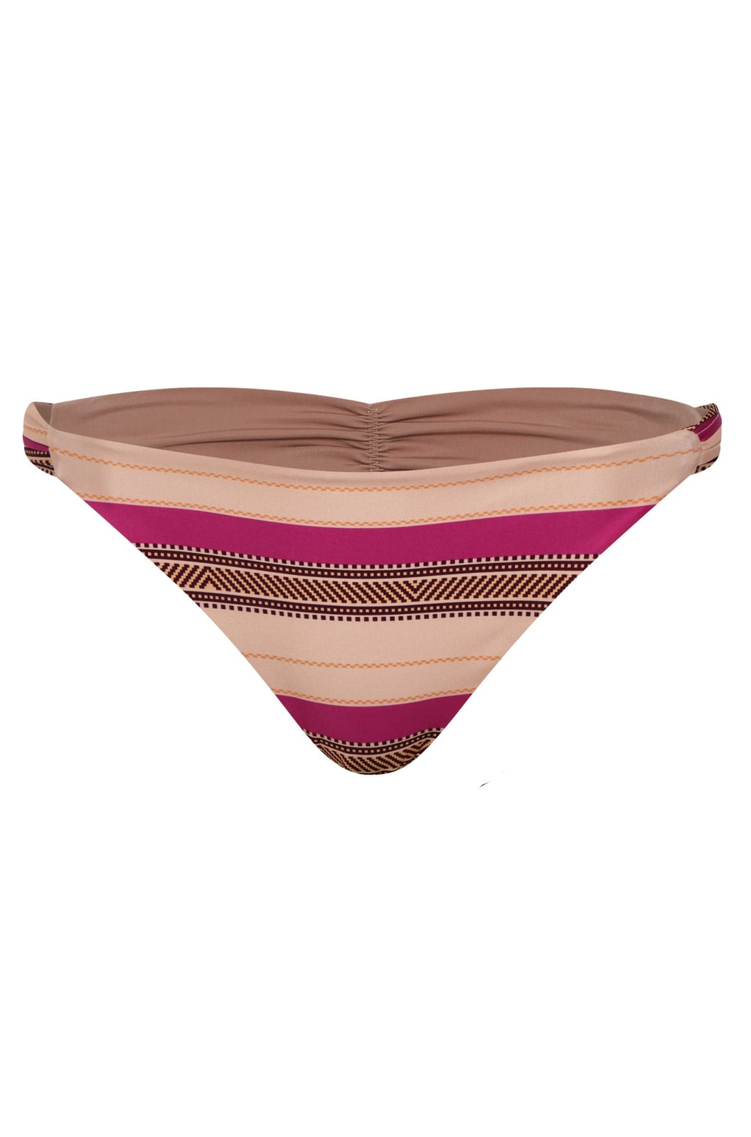 Potosi Bottom in Ethnic Pink Stripes Juan de Dios