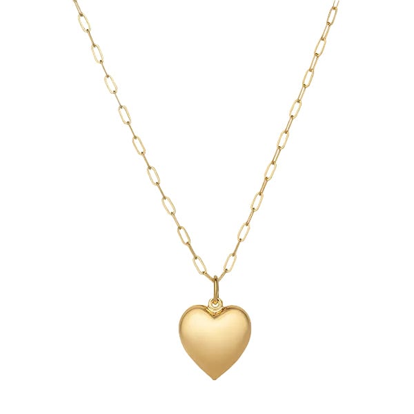 Puffy Heart Necklace HART