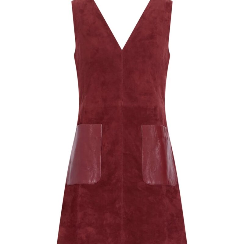 Reign Dress in Deep Redwood Tanya Taylor