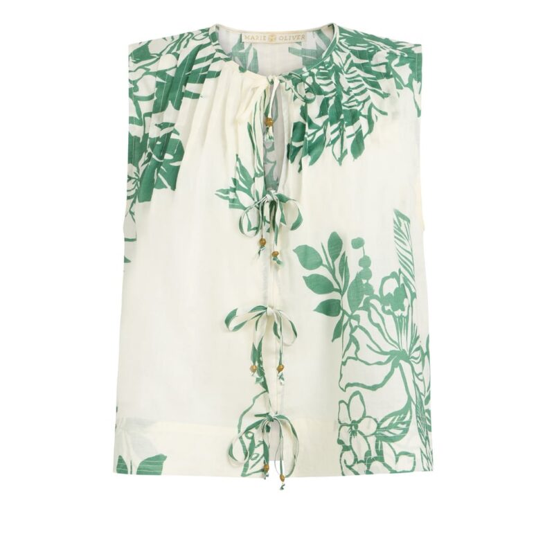 Romina Top In Garland Marie Oliver
