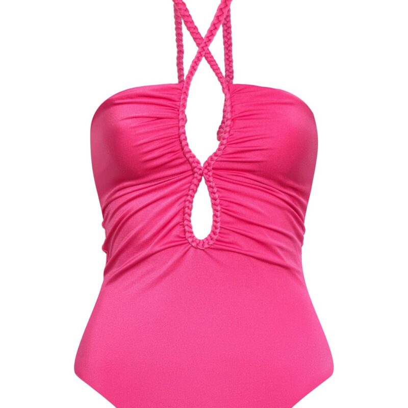 Saint Tropez One Piece in Shiny Fuchsia Juan de Dios