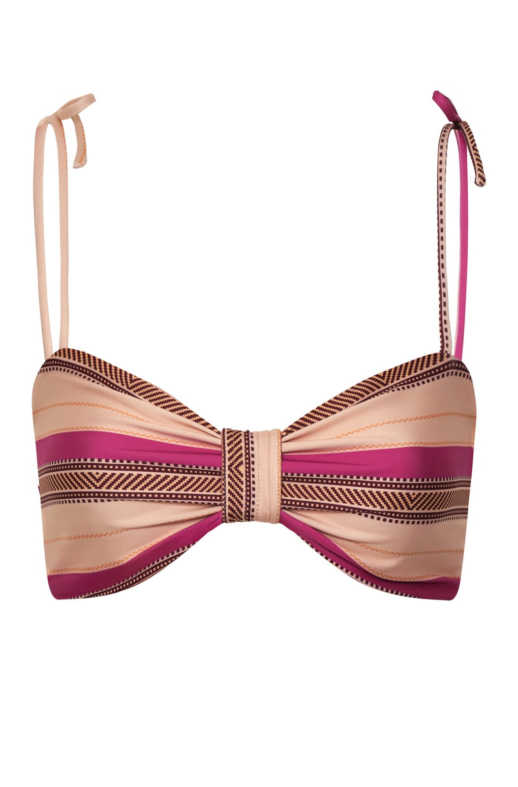 San Miguel Top in Ethnic Pink Stripes Juan de Dios