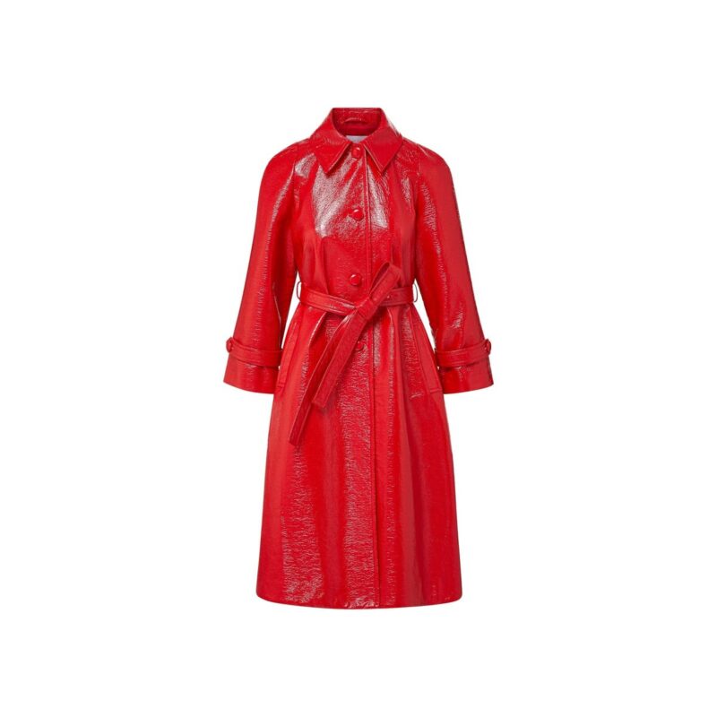Savannah Coat in Patent MAE NEW YORK