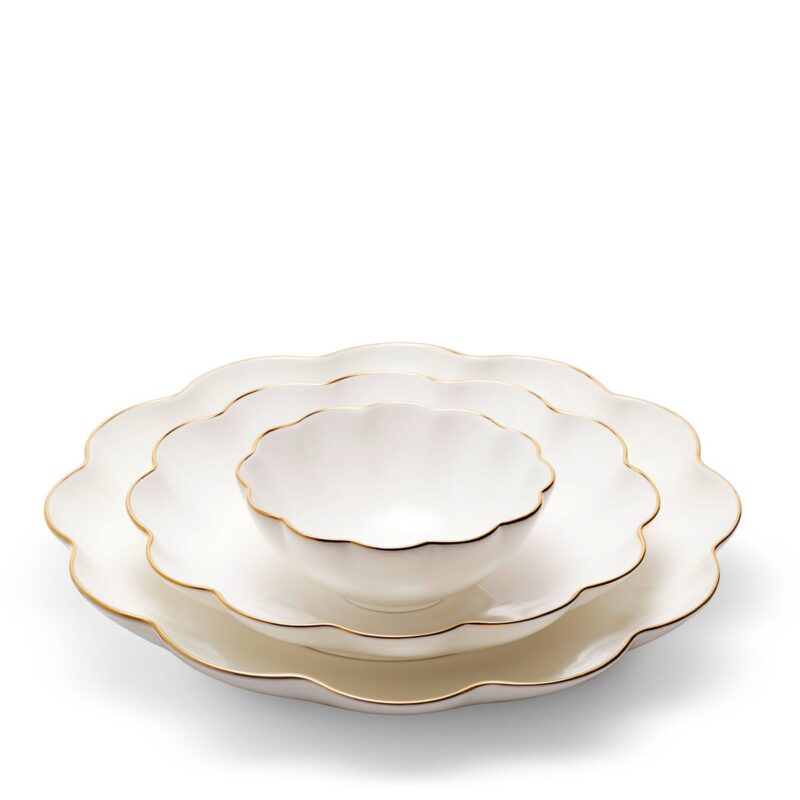 Scalloped Nesting Serving Dishes, Set of 3 AERIN