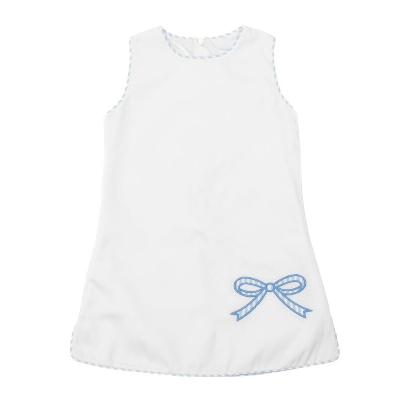 Schuyler Dress in Whitby White Pique Henry Duvall