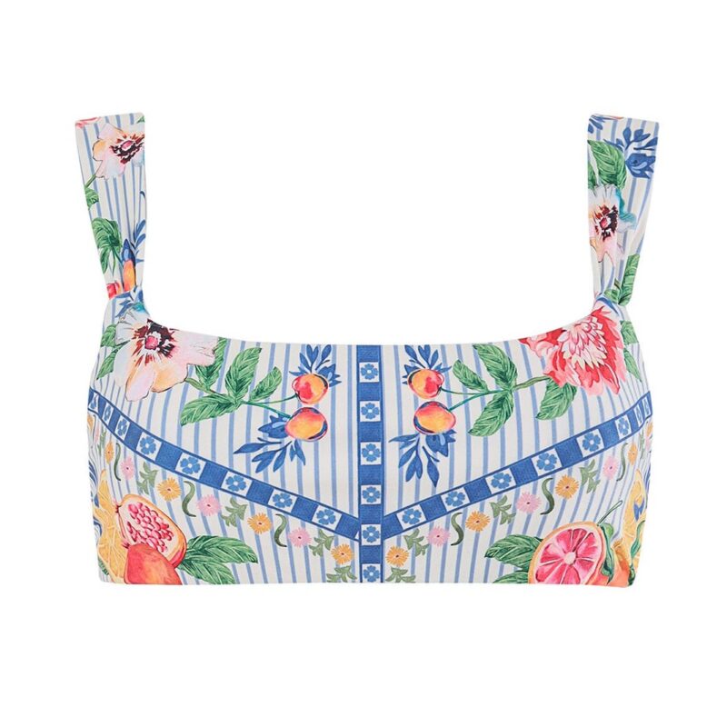 Sele Bikini Top in White Agua Bendita