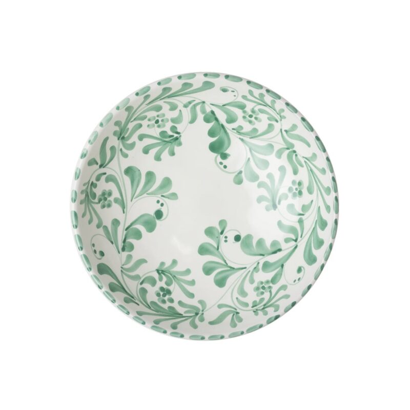 Serving Bowl in Verde Piano Piano