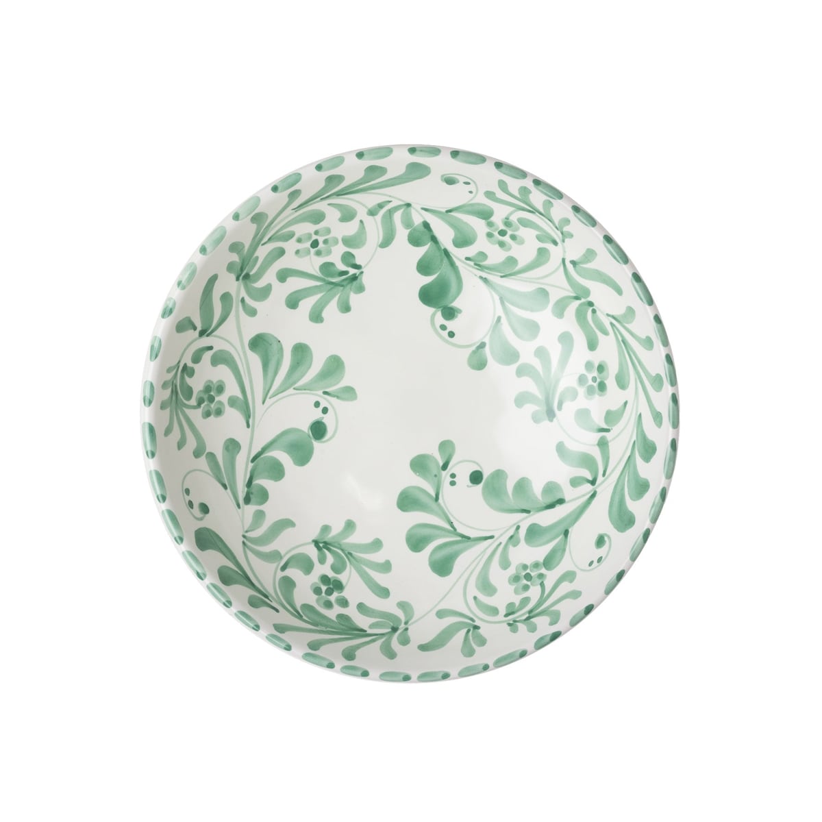 Serving Bowl in Verde Piano Piano