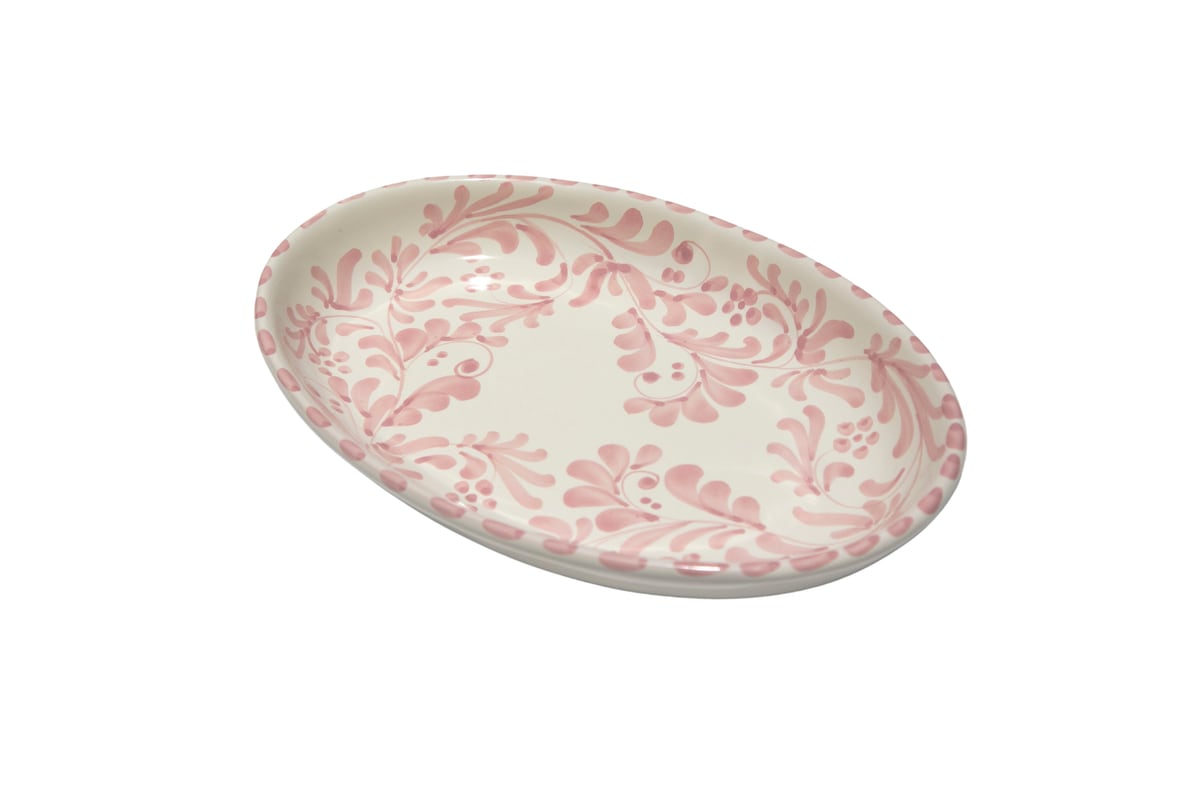 Serving Platter in Rosa Piano Piano